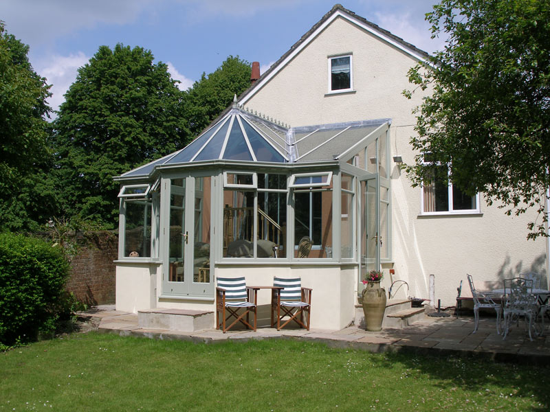 T shape conservatory